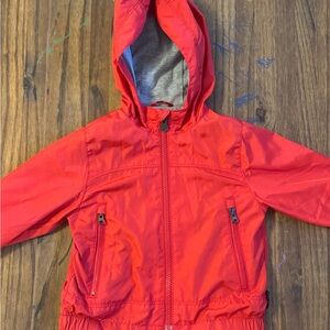 GAP Kids Vibrant Red Raincoat with Hood